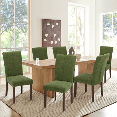 Chaise de salle à manger rembourrée Nailhead