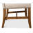 Daphne 20 " H Linen Upholstered Beech Solid Wood Side Chair