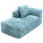 Chaise longue spacieuse en chenille - Rénovation de la surface de vie moderne-1575612511