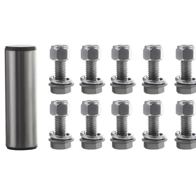 Tractor Bolt on Hooks, 1/4" Compact Bolt on Grab Hooks, Max 4700LBS G70 Forged