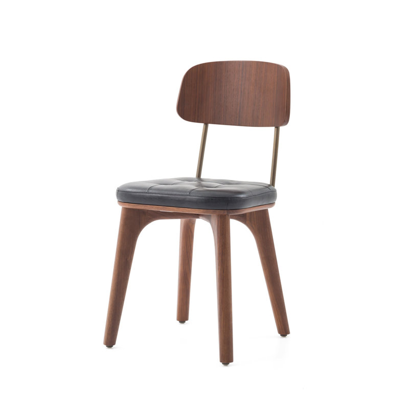 Utility Leather Dining Chair
