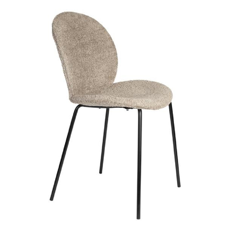 Dining Chair Upholstered Dining Chair, Beige