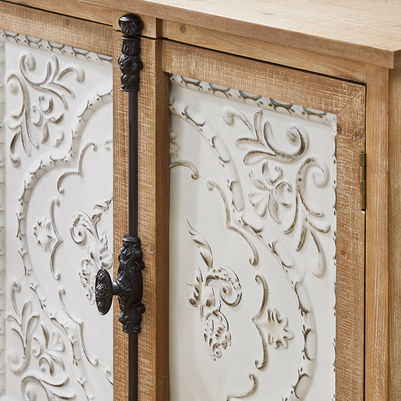 2 Door Accent Cabinet, Brown