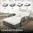 Pe Wicker Rattan Outdoor Patio Double Chaise Lounge Daybed-3692906
