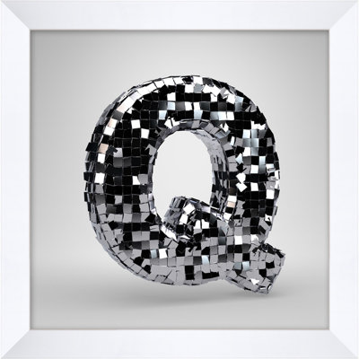 Disco Letter Q Print by Mat Sanders