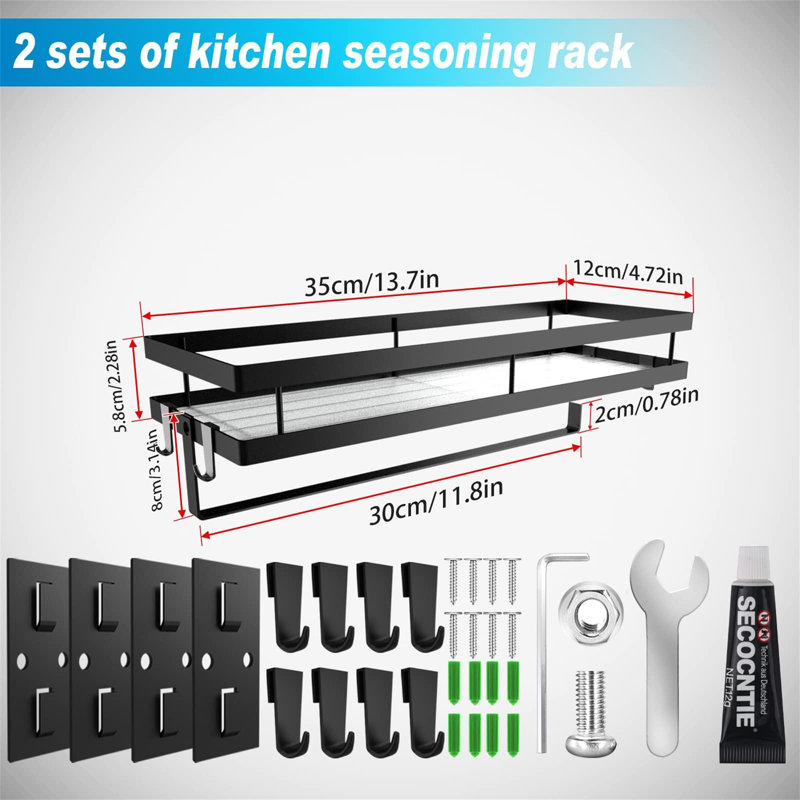 Lefke Freestanding Spice Rack