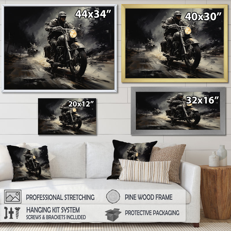 Impressionniste, impression sur toile, H 30 po x l 40 po x P 1,5 po, Cadre flottant doré