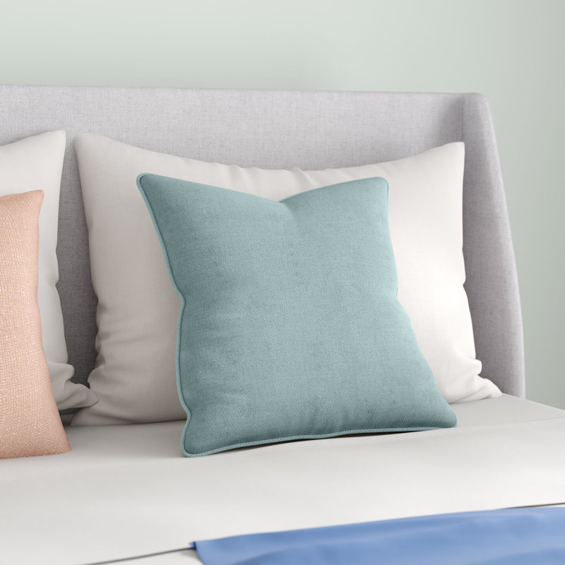 Miyan Square Cushion, Grey, 55cm H x 55cm W x 5cm D