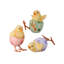 4-4.5 "Poussin ludique en résine avec œuf