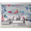 Murale fleur hortensia florale flamant rose Lukas-1506365240