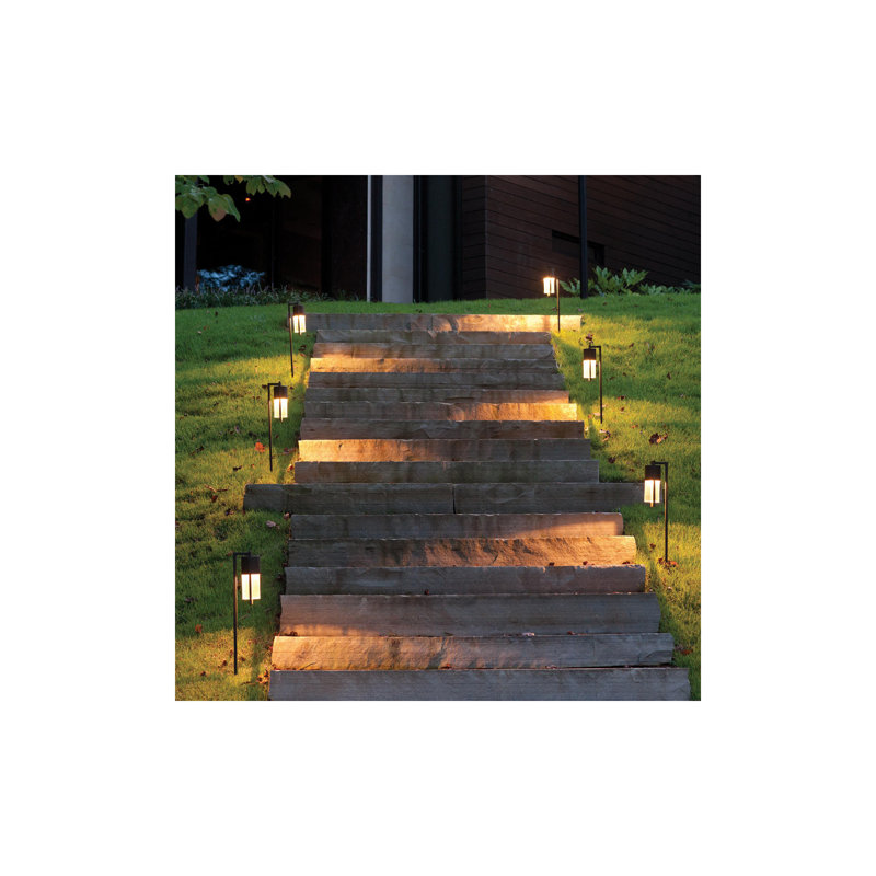 Shelter Low Voltage Metal Pathway Light, Buckeye Bronze