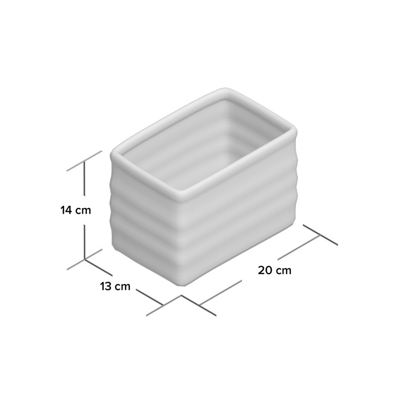 Bay Isle Home Plastic Decorative Basket