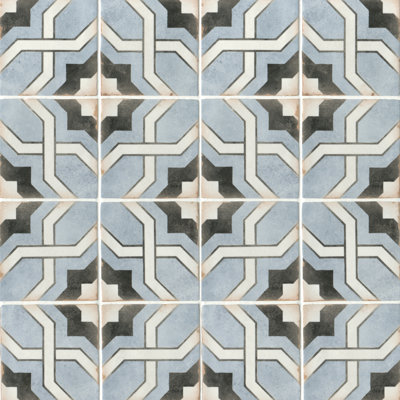 Casablanca 5" x 5" Ceramic Patterned Floor Use Tile