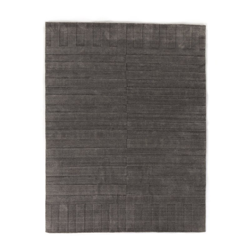 Ario Outdoor Striped Area Rug in Shadowed Stripe, Rectangle 10' x 14'