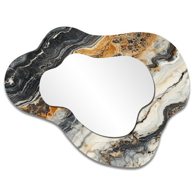 Horizontal and Vertical Asymmetrical Wall Mirror