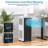 Portable Air Conditioners, 8,000 BTU AC Unit with Remote Control, Fan/Dehumidifier Mode, Sleep Mode, Child Lock, LED Touch Panel, Window Kit, Cools Room Up to 350 Sq.Ft. White
