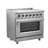 Alta Qualita Massimo 36-inch Freestanding Electric Range Stainless Steel, 5 Elements, 5.36  cu.ft. with Air Fryer