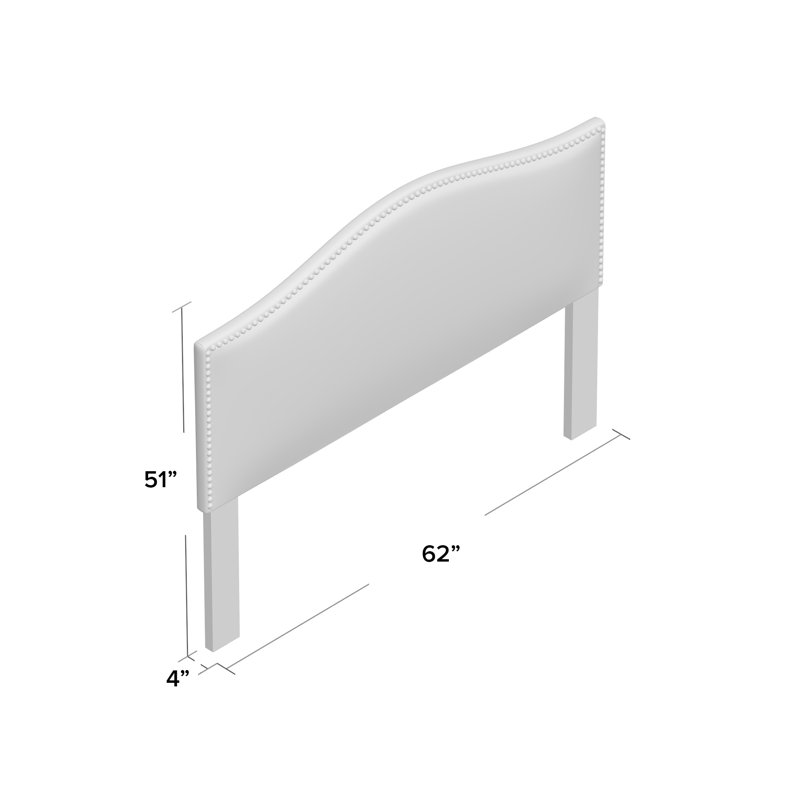 Poyner Upholstered Headboard, Queen