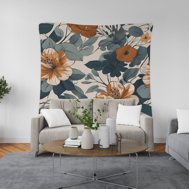 Tapisserie murale, H 80 po x l 68 po x P 0,8 po