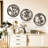 Poppy Flowers Metal Wall Art Set - 3 Piece-360393376