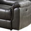 Canapé modulaire inclinable en cuir Barfuss