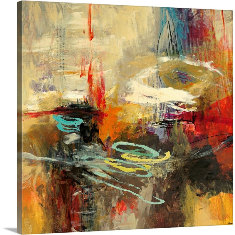 «Hilger Instinctual Beauty II» par Randy Hibberd - reproduction imprimée, H 8 po x l 8 po x P 1,5 po, Toile