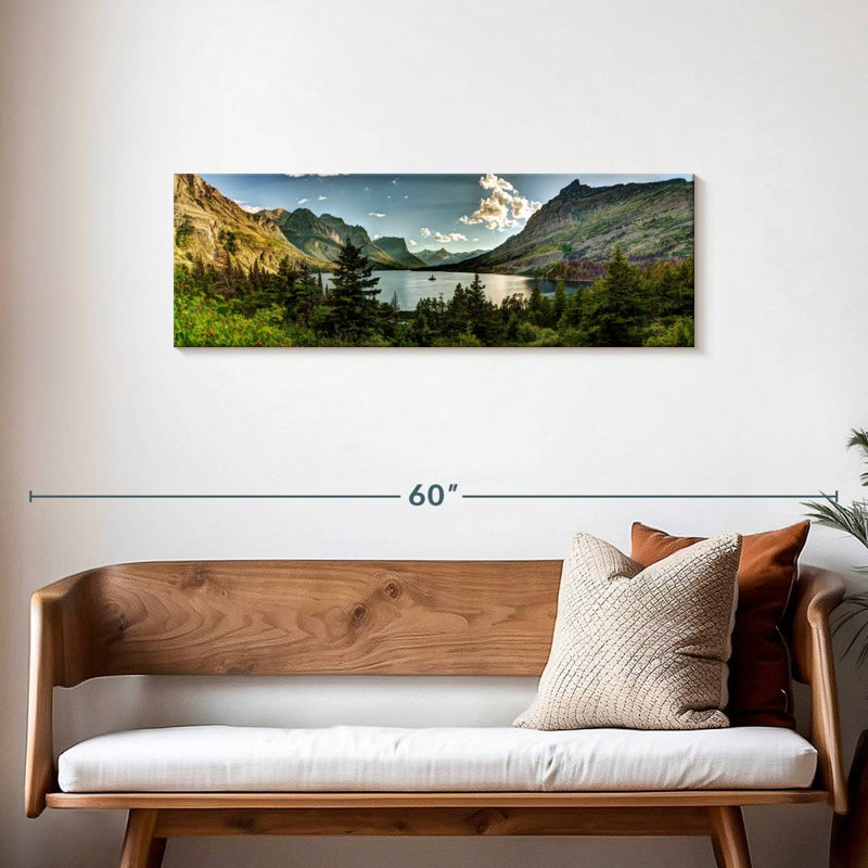 Montana Panorama Canvas Print, 42" H x 14" W x 1.25" D