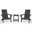 Ensemble de conversation pour patio 2 personnes avec table d'appoint Devito-4308883
