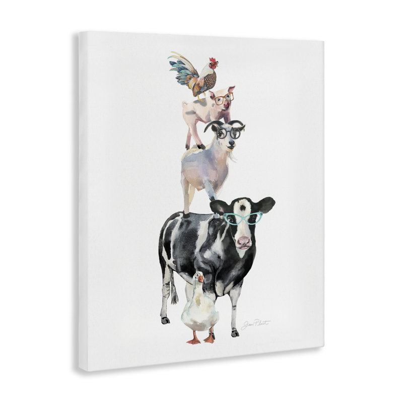 «Farm Animal Family», conception par Jean Plout, H 30 po x l 24 po