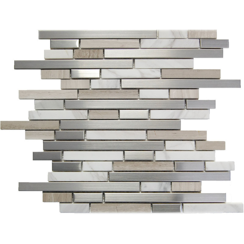 Carreau de mosaïque en pierre naturelle pour mur et plancher