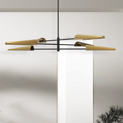 Lustre linéaire moderne à 6 lumières Hazera