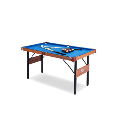RACK Crux 55-inch Folding Billiard/Pool Table, Blue