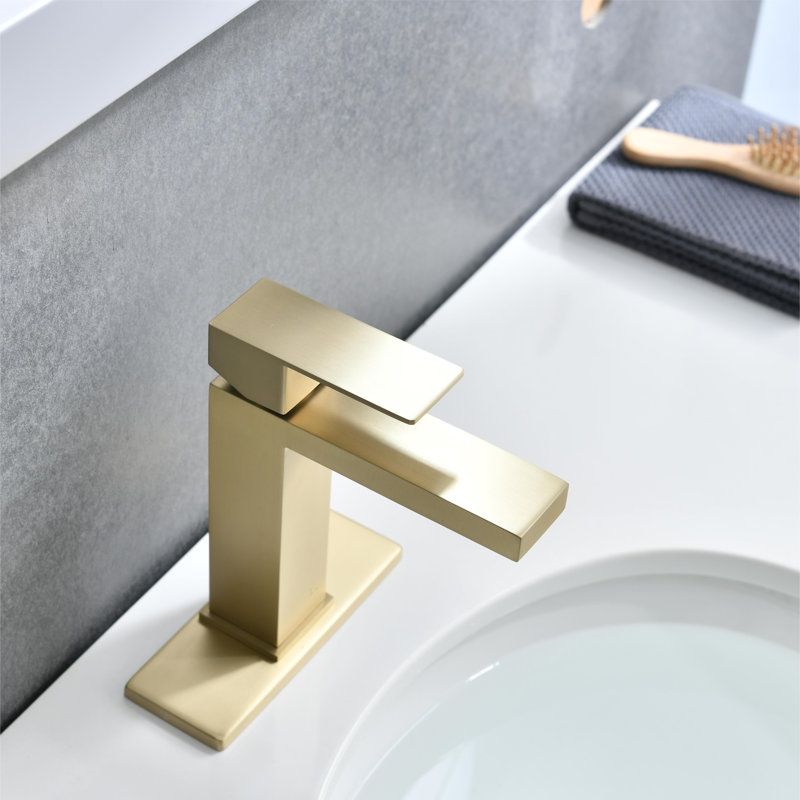 Robinet de salle de bain à un trou, Or