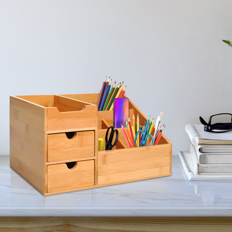 Bamboo Desk Organiser