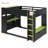 Dasher Gaming Loft Bed with Desk, Storage, Hanging Rod & RGB Lighting-1912655732