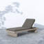 Leroy Outdoor Teak Chaise Lounge-358974385-358974384