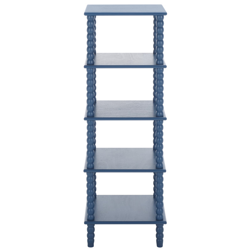 Netta 5 Tier Shelving Unit, Blue