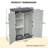 Rust Proof Resin Garden Equipment Storage With Partitions