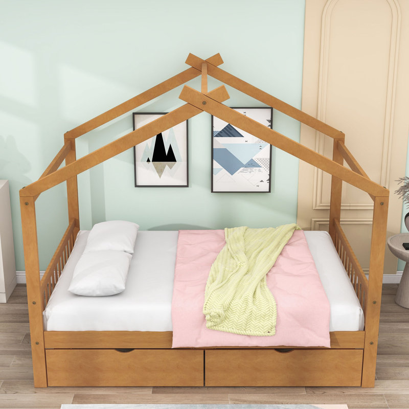 Bondville Storage Bed, Natural