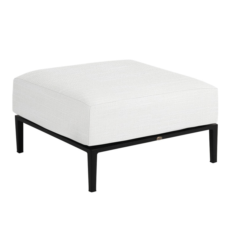 Repose-pieds Havana, Blanc naturel Avila, No welt/Standard fill, Black