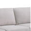 Causeuse en lin gris clair 70,5 po Kristin