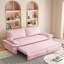 Canapé-lit escamotable de 73,2 po, canapé-lit convertible 3 en 1, causeuse en velours multifonctionnel-2077048608