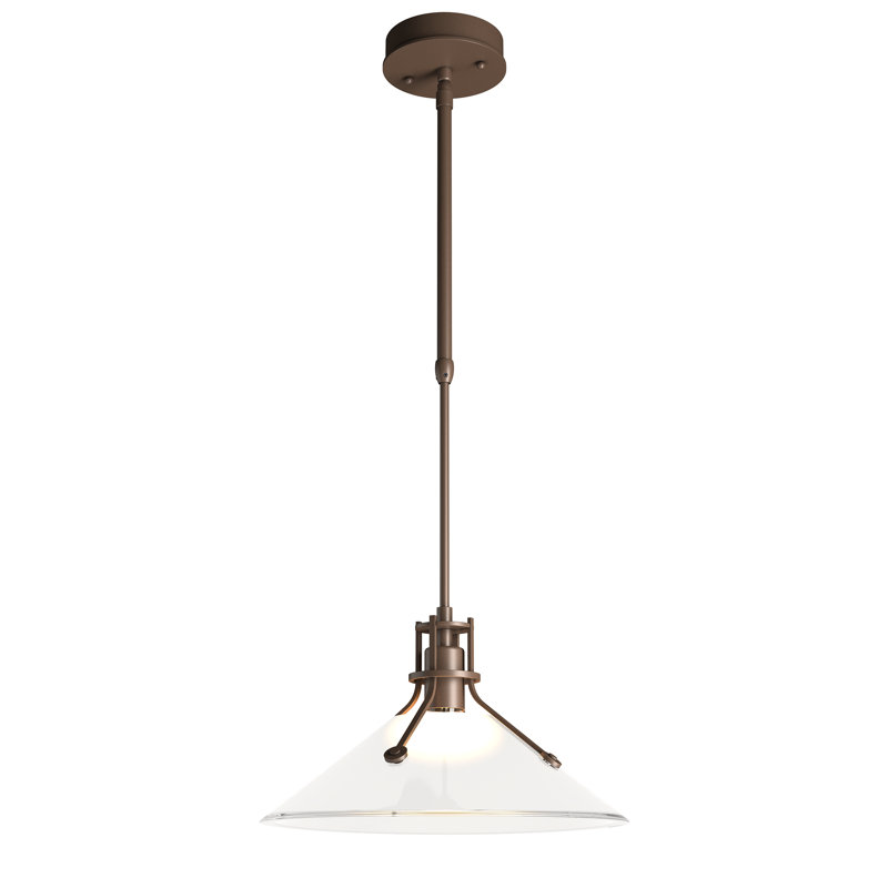 Henry Outdoor Pendant, Frosted Glass, Coastal Bronze
