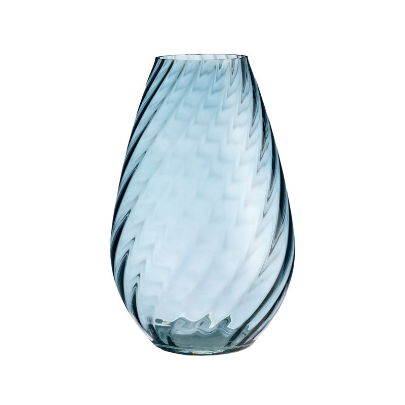Lena Table Vase, Blue, 17" H x 10" W x 10" D