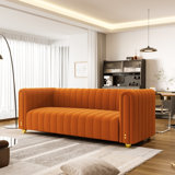 Roswitha 81.3'' Velvet Sofa