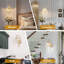 Vintage Wall Light, Glass Crystal Wall Sconce