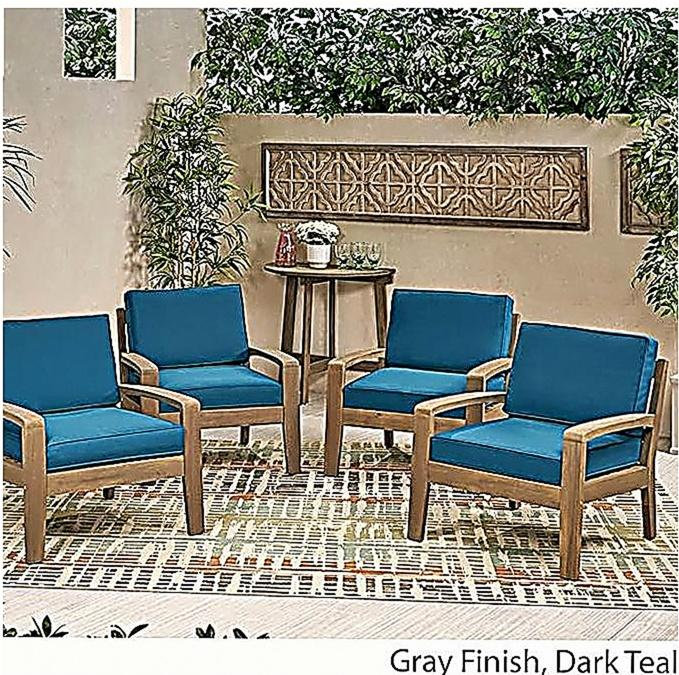 [Ensemble de 4] CHAISE CLUB GRENada, Gris