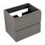 Armoire murale sans bassin en gris, mode deux tiroirs, révélation moderne et minimaliste, construction robuste, comportement de nettoyage facile, lavabo gris à montage mural, 2 styles,-326514551