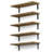 Dkhari 5 Piece Solid Wood Bracket Shelf