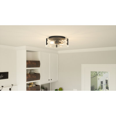 Plafonnier encastré 3 lumières 14,25 po Amelle